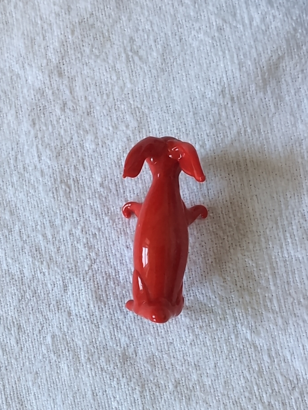 Mid Century Collectable Glass Red Rabbit - Picture 2 of 5